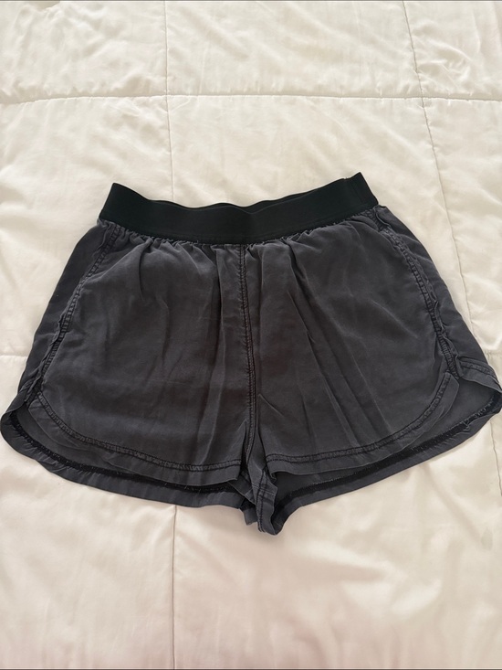 FP Movement by Free People Pants - FP Movement by Free People Charcoal Black Athletic Shorts